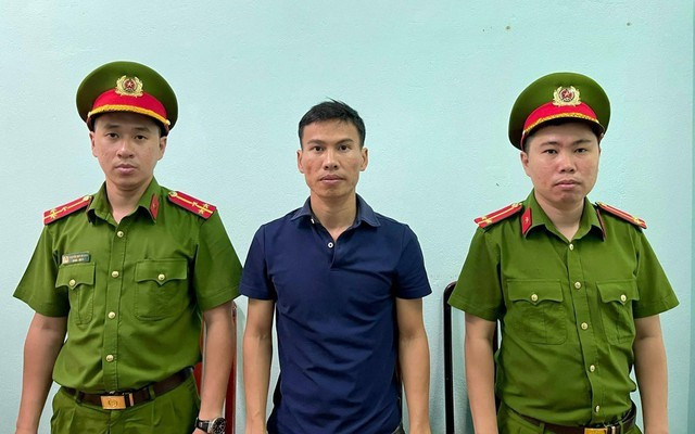 Bị can Lê Hùng Cường bị bắt tạm giam