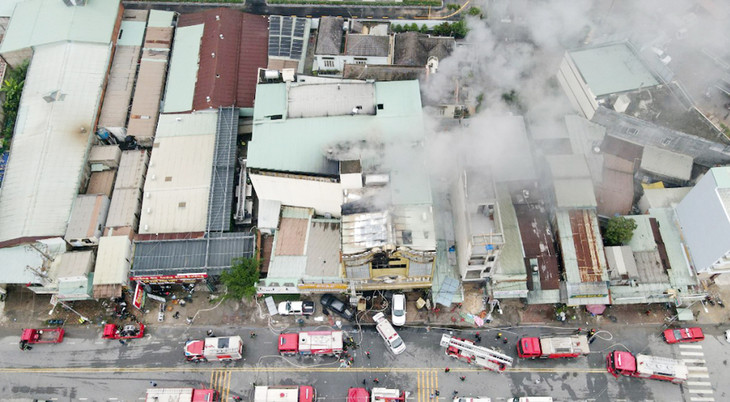 Hiện trường vụ cháy karaoke An Phú