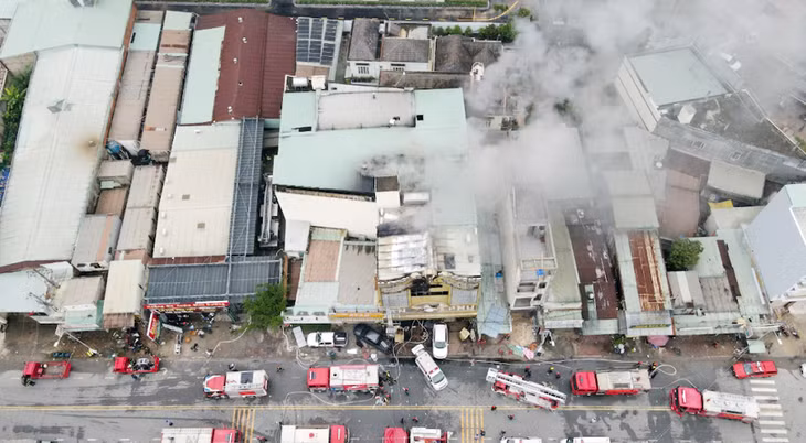 Hiện trường vụ cháy karaoke An Phú