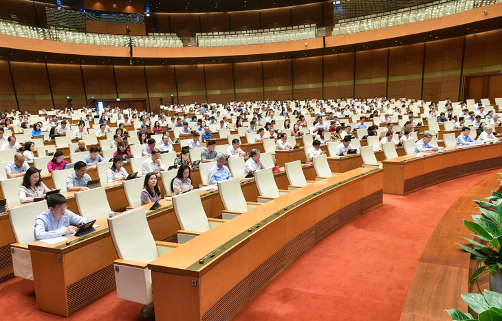 Các đại biểu tại phiên họp