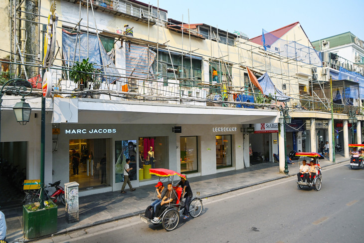 Nhiều thương hiệu nổi tiếng thế giới thuê mặt bằng kinh doanh ở tầng 1 mặt phố Tràng Tiền
