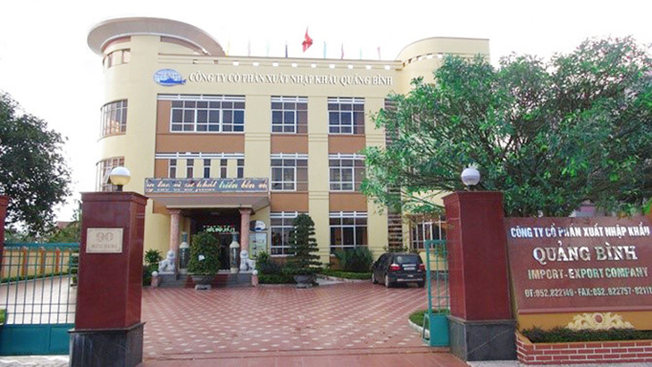 Trụ sở Công ty CP Xuất nhập khẩu Quảng Bình