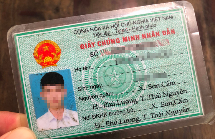 Mẫu chứng minh thư nhân dân Mẫu chứng minh thư nhân dân