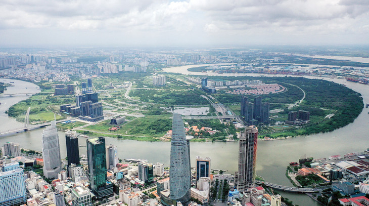 Trung tâm TP.HCM và bán đảo Thủ Thiêm