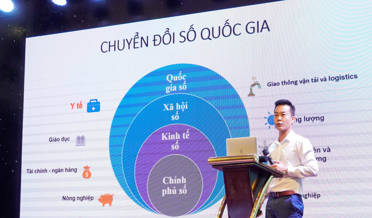 Ông Nguyễn Minh Kha, Phó Giám đốc Sở TT&amp;TT chia sẻ về định hướng chuyển đổi số và phát triển kinh tế số của Hải Dương