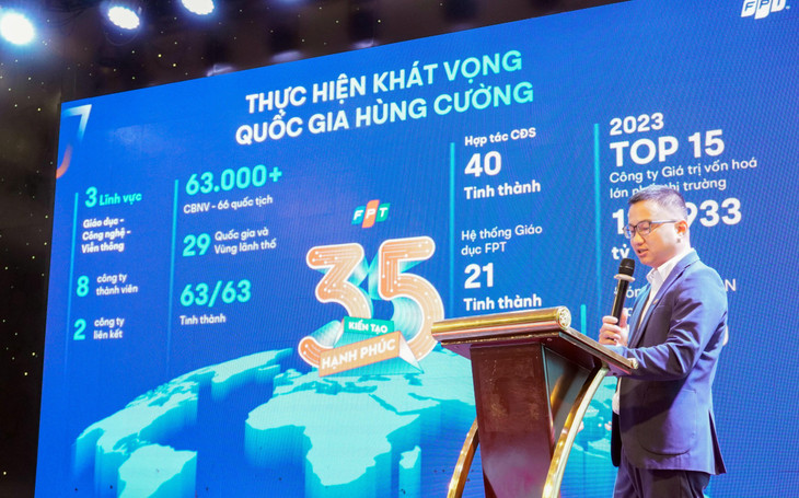 Ông Thân Minh Ngọc - Phó Chủ tịch cấp cao kiêm Phó Giám đốc Khối Doanh nghiệp, FPT IS đề xuất các giải pháp Made by FPT thúc đẩy tăng trưởng cho doanh nghiệp vừa và nhỏ.