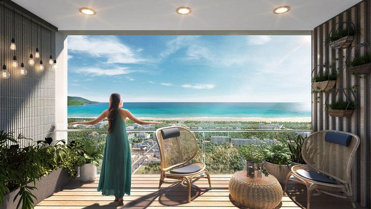 Panoma 2 sở hữu tầm nhìn đa chiều thưởng trọn những cảnh đẹp độc đáo của Đà Nẵng. Ảnh phối cảnh minh họa