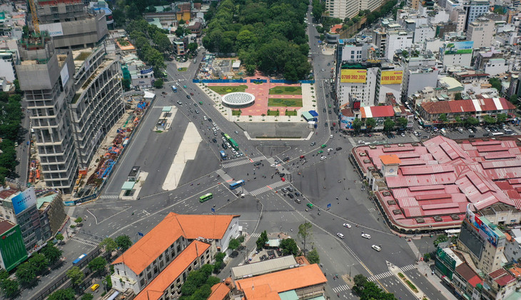 Trung tâm TP.HCM, khu vực chợ Bến Thành