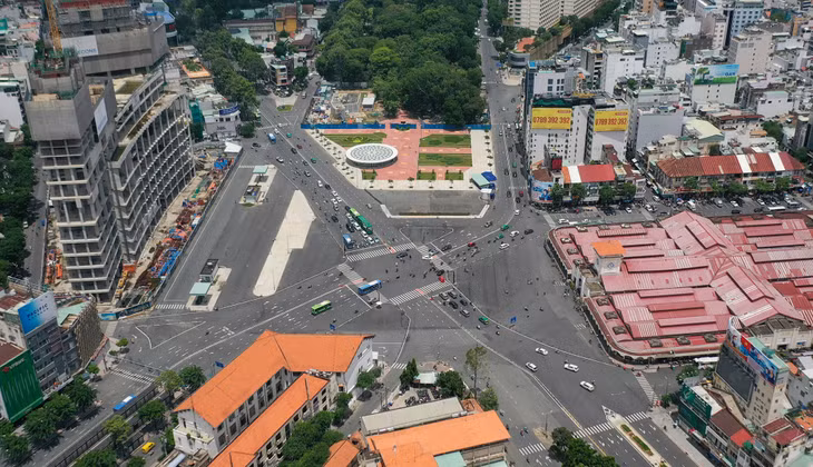Trung tâm TP.HCM, khu vực chợ Bến Thành