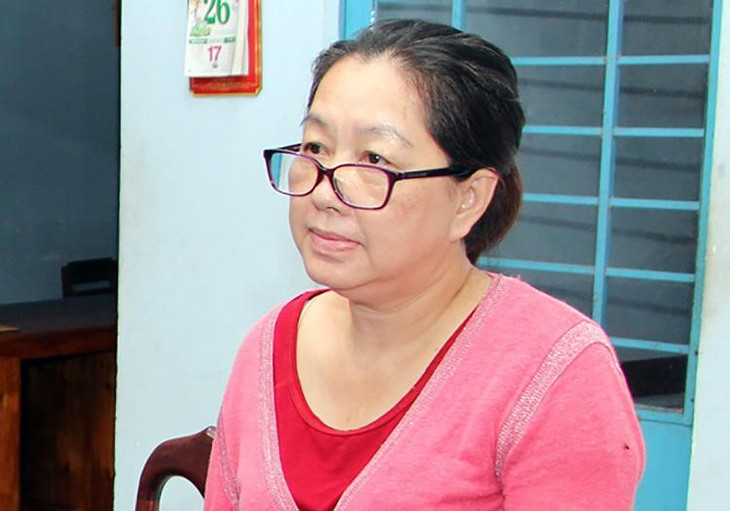 Bà Nguyễn Thị Kim Hạnh khi bị bắt Bà Nguyễn Thị Kim Hạnh khi bị bắt