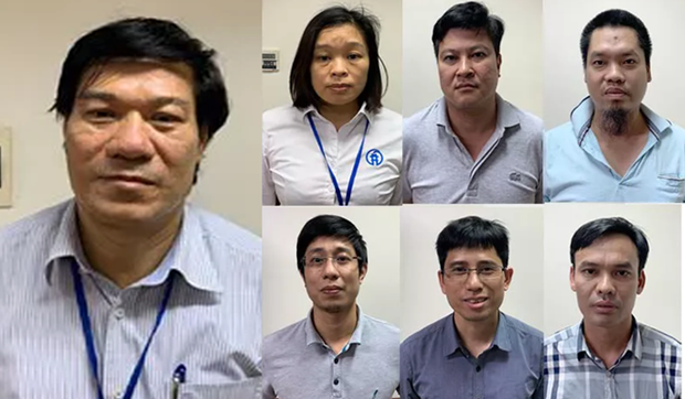 Một số bị cáo trong vụ án