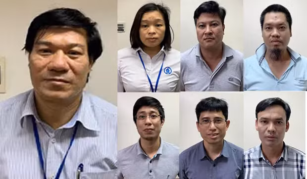 Một số bị cáo trong vụ án