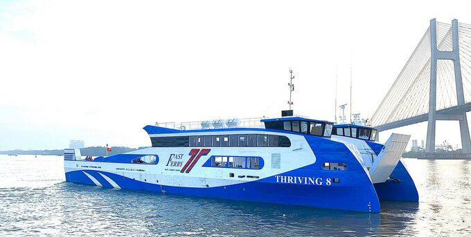 Phà Thriving 8 được khai thác cho hành trình TP.HCM - Vũng Tàu