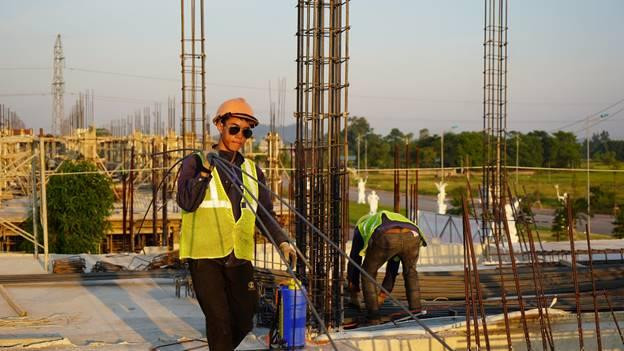 Hình ảnh công nhân tại dự án Danko Avenue