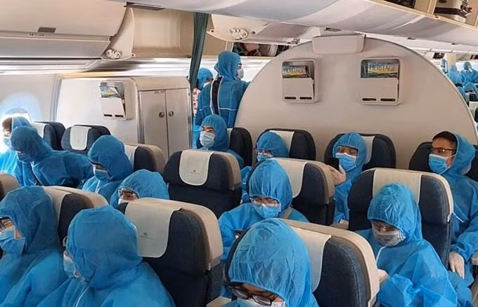 Một chuyến bay đưa công dân từ Châu Âu về nước