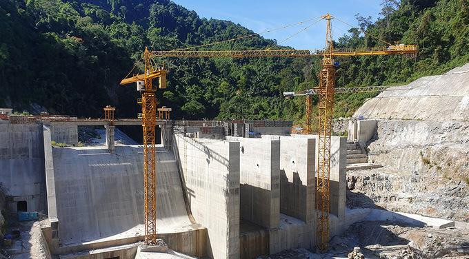 Một thuỷ điện được xây dựng trên sông Đắk Mi, huyện Phước Sơn, Quảng Nam