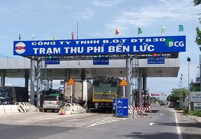 Trạm thu phí tuyến Đức Hòa - Bến Lức