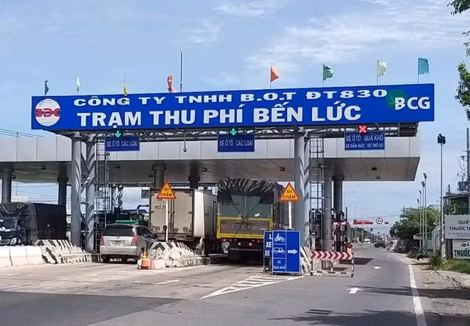 Trạm thu phí tuyến Đức Hòa - Bến Lức