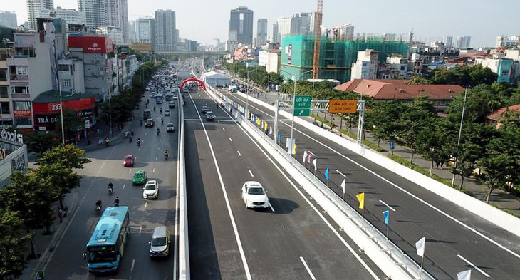 Dự án vành đai 3 từ Cầu Thăng Long đến cầu Thanh Trì đã cơ bản hoàn thành. Ảnh minh họa Dự án vành đai 3 từ Cầu Thăng Long đến cầu Thanh Trì đã cơ bản hoàn thành. Ảnh minh họa