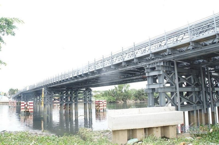 Cầu sắt An Phú Đông sẽ thông xe vào ngày 31/12/2020