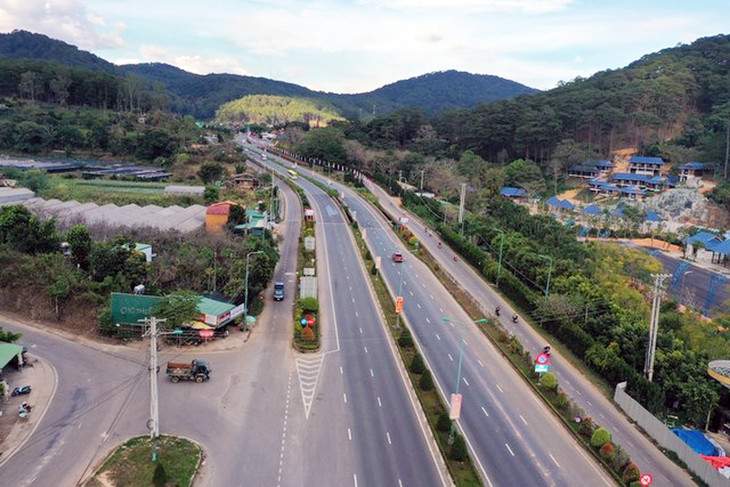 Cao tốc Bảo Lộc - Liên Khương sẽ nối vào cao tốc Liên Khương - Prenn