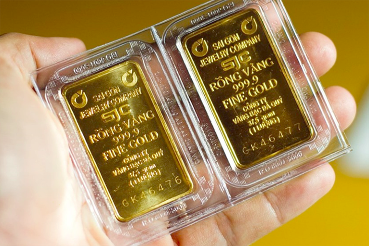 Mỗi lượng vàng miếng sáng 16/1 tăng 400.000 đồng lên 87 triệu