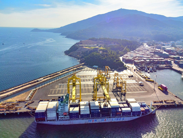 Khu bãi mới rộng hơn 3,7 ha tại cảng Tiên Sa vừa đưa vào khai thác