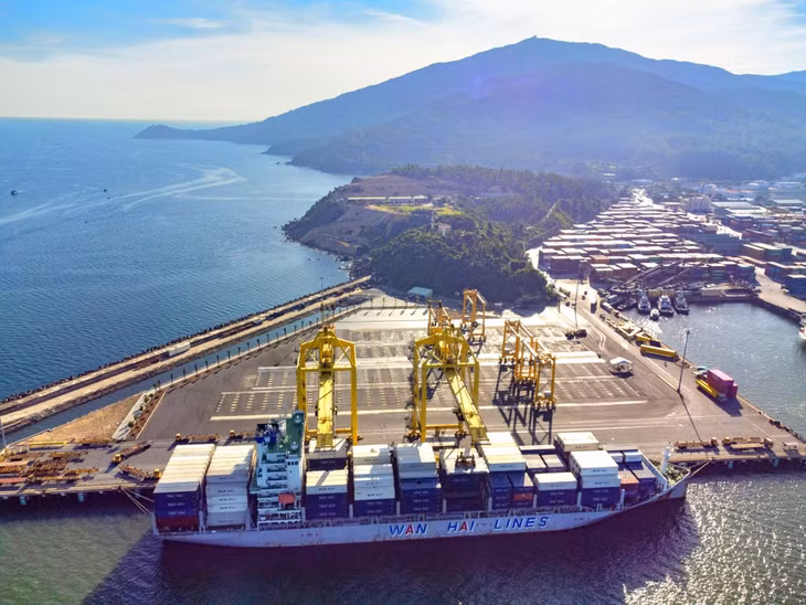 Khu bãi mới rộng hơn 3,7 ha tại cảng Tiên Sa vừa đưa vào khai thác