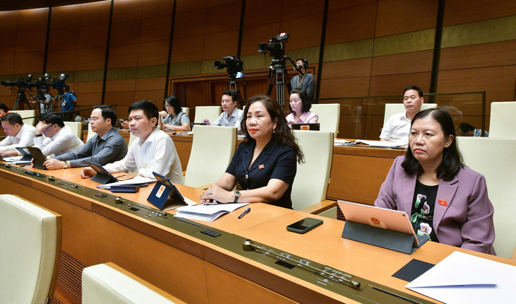 Tại phiên thảo luận, có 22 lượt đại biểu Quốc hội phát biểu ý kiến, 1 lượt đại biểu Quốc hội tranh luận