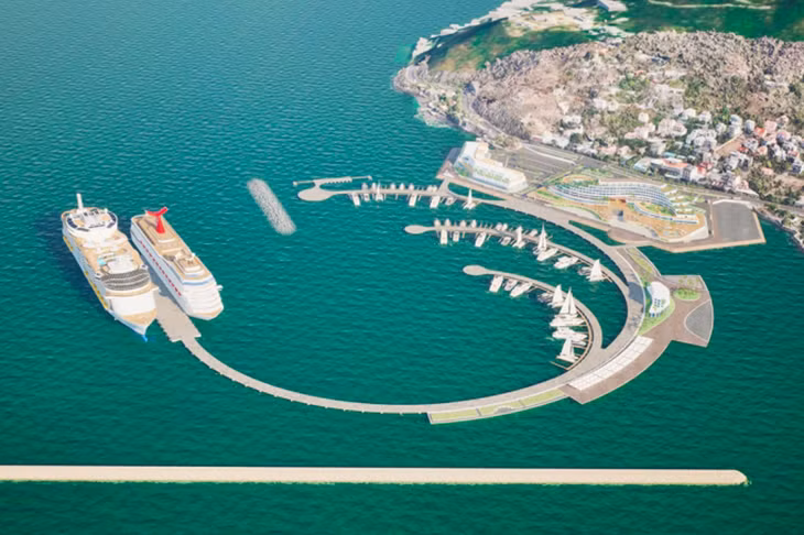 Phối cảnh cảng tàu khách quốc tế Vũng Tàu