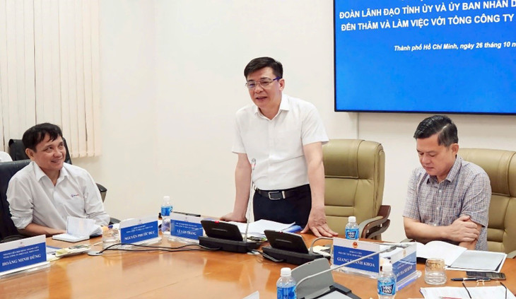 Chủ tịch HĐTV EVNSPC Lê Văn Trang kiến nghị tỉnh Kiên Giang tiếp tục quan tâm, quyết liệt hơn nữa trong công tác bồi thường, giải phóng mặt bằng các dự án điện trên địa bàn