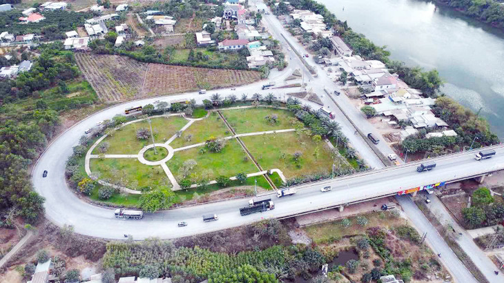 Điểm cuối tuyến Vành đai 4 TPHCM qua Đồng Nai tại xã Tân An, huyện Vĩnh Cửu.