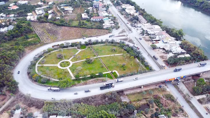 Điểm cuối tuyến Vành đai 4 TPHCM qua Đồng Nai tại xã Tân An, huyện Vĩnh Cửu.