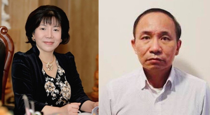 Bị can Nguyễn Thị Thanh Nhàn và Nguyễn Trọng Đường