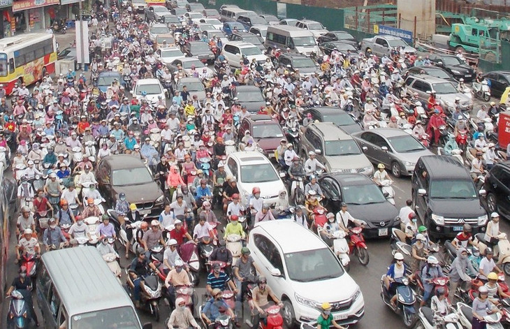 Hà Nội dự kiến thực hiện vùng hạn chế phương tiện từ năm 2025