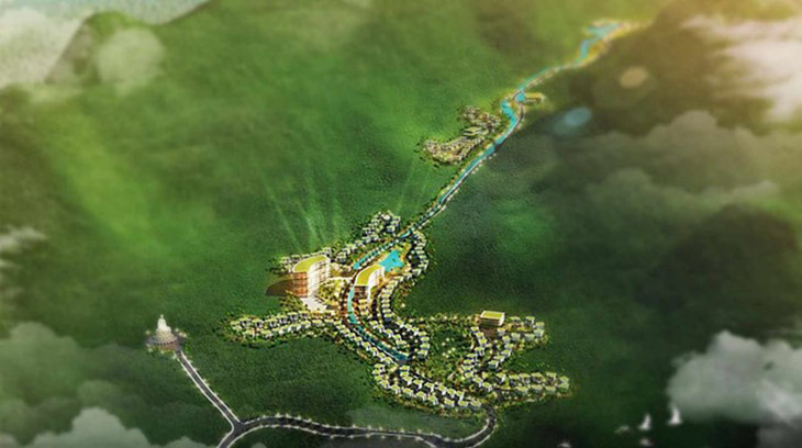 Phối cảnh dự án khu sinh thái tại Hà Giang của FLC bị thu hồi