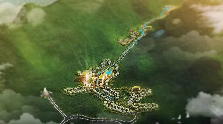 Phối cảnh dự án khu sinh thái tại Hà Giang của FLC bị thu hồi