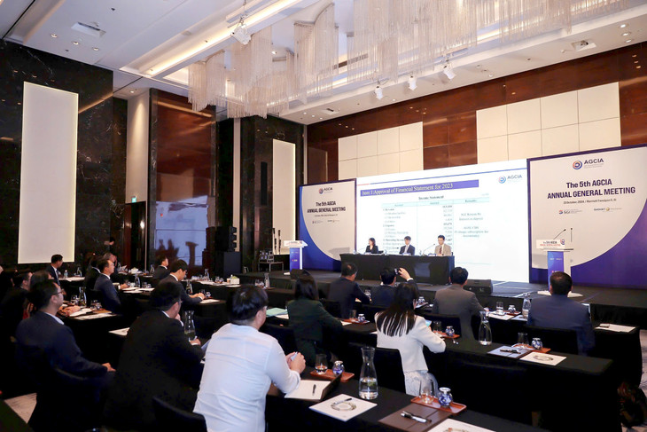 Trong hai ngày 23-24/10/2024, Đại hội đồng thường niên lần thứ 5 của Hiệp hội Bảo hiểm tín dụng &amp; bảo lãnh châu Á (AGCIA) được diễn ra lần đầu tiên tại Việt Nam