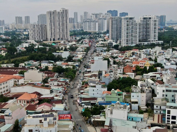 Đoạn đường Nguyễn Thị Định sắp được mở rộng Đoạn đường Nguyễn Thị Định sắp được mở rộng