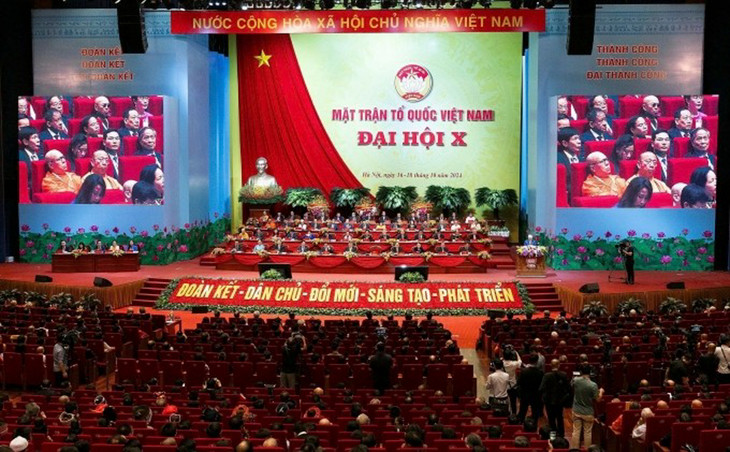 Đại hội đại biểu Mặt trận Tổ quốc Việt Nam, tháng 10/2024 Đại hội đại biểu Mặt trận Tổ quốc Việt Nam, tháng 10/2024