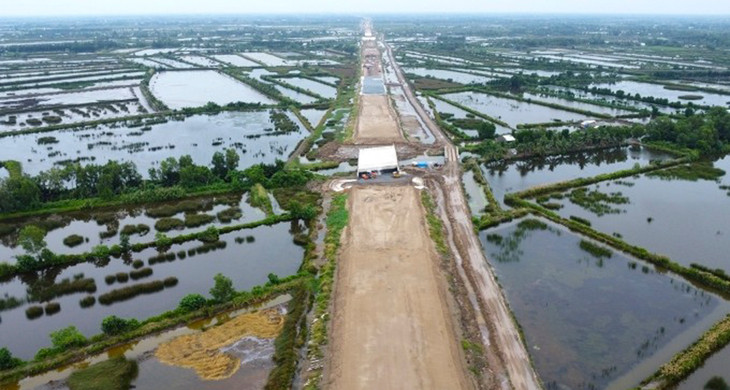 Đoạn cao tốc Hậu Giang - Cà Mau dài hơn 73 km, vốn đầu tư 17.000 tỷ đồng