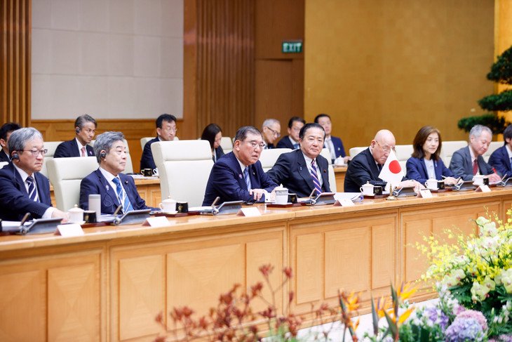 Thủ tướng Ishiba khẳng định Nhật Bản sẽ tiếp tục đồng hành cùng Việt Nam trong kỷ nguyên mới - Ảnh: VGP