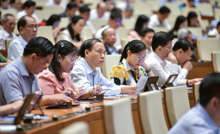 Các đại biểu tại phiên họp