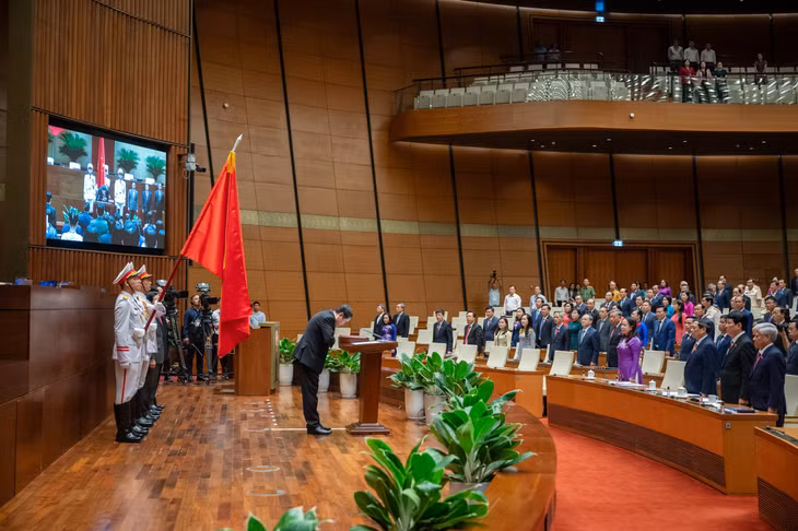 Chủ tịch Quốc hội Trần Thanh Mẫn tuyên thệ