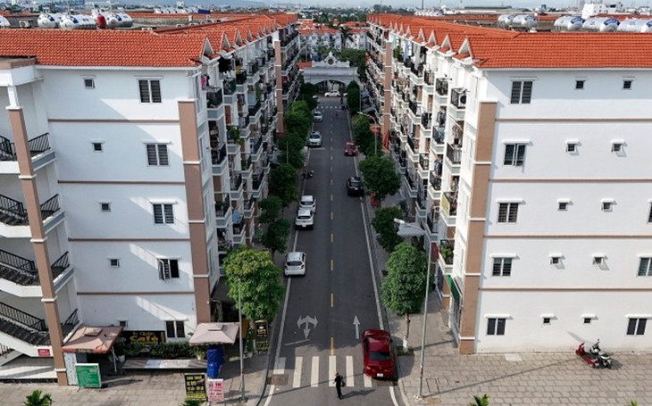 Một khu nhà ở xã hội tại Hải Phòng.