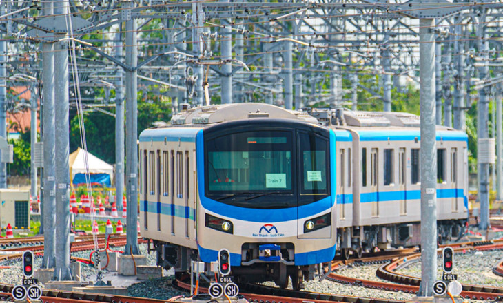 Tàu metro số 1 (Bến Thành - Suối Tiên). Tàu metro số 1 (Bến Thành - Suối Tiên).