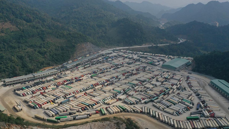 Ùn ứ nông sản tại cửa khẩu Tân Thanh, Lạng Sơn, tháng 12/2021