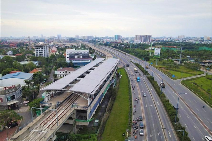 Tuyến metro số 1 (Bến Thành - Suối Tiên) hoàn thành hơn 88,52% khối lượng
