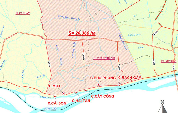 Bản đồ cấp độ dịch tại 22 quận huyện