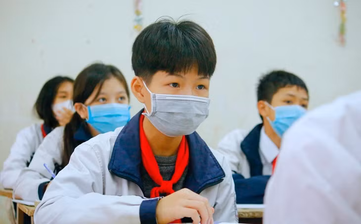 Học sinh lớp 9 tại Ba Vì, Hà Nội học trực tiếp từ đầu tháng 11/2021
